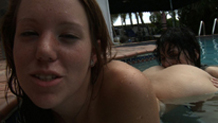 Poolside Fun with Lucy and Lizzy Tucker